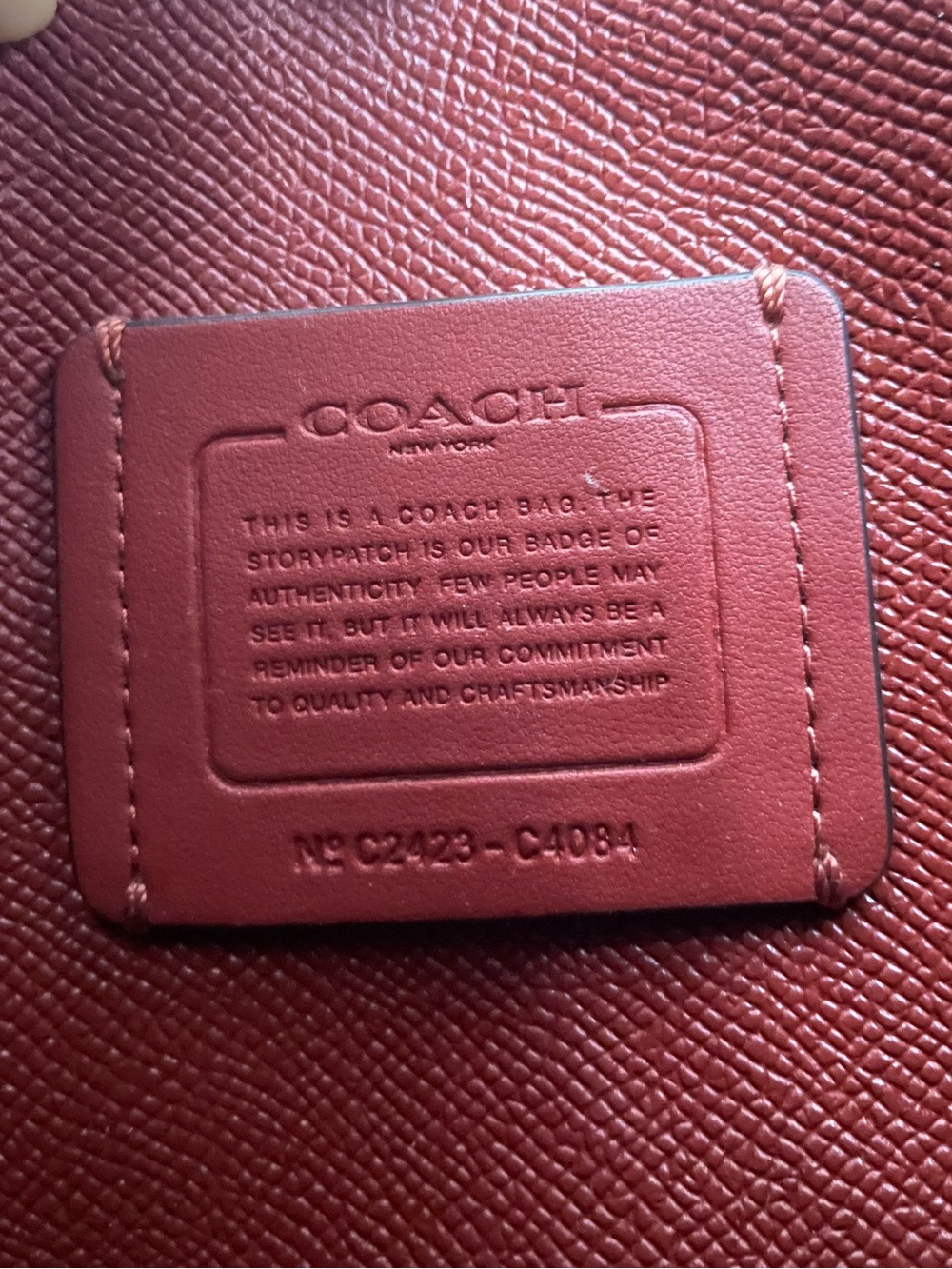 Coach Mollie 25 in Pebbled Leather Taupe - Picture 4 of 9